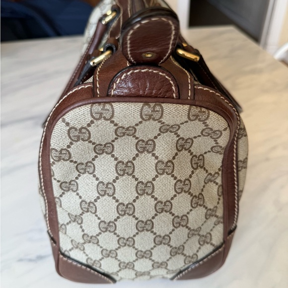 Gucci Coated Canvas Boston Satchel Bag - Picture 3 of 8